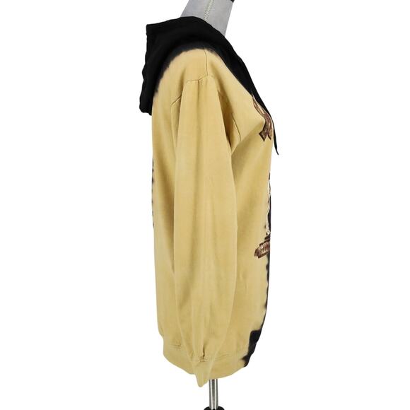 AC DC Sweatshirt Small Mens Hoodie Black Gold Stiff Upper Lip Unisex AC/DC - Picture 6 of 14